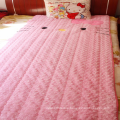 Hello Kitty bed set embroider blanket rose velvet